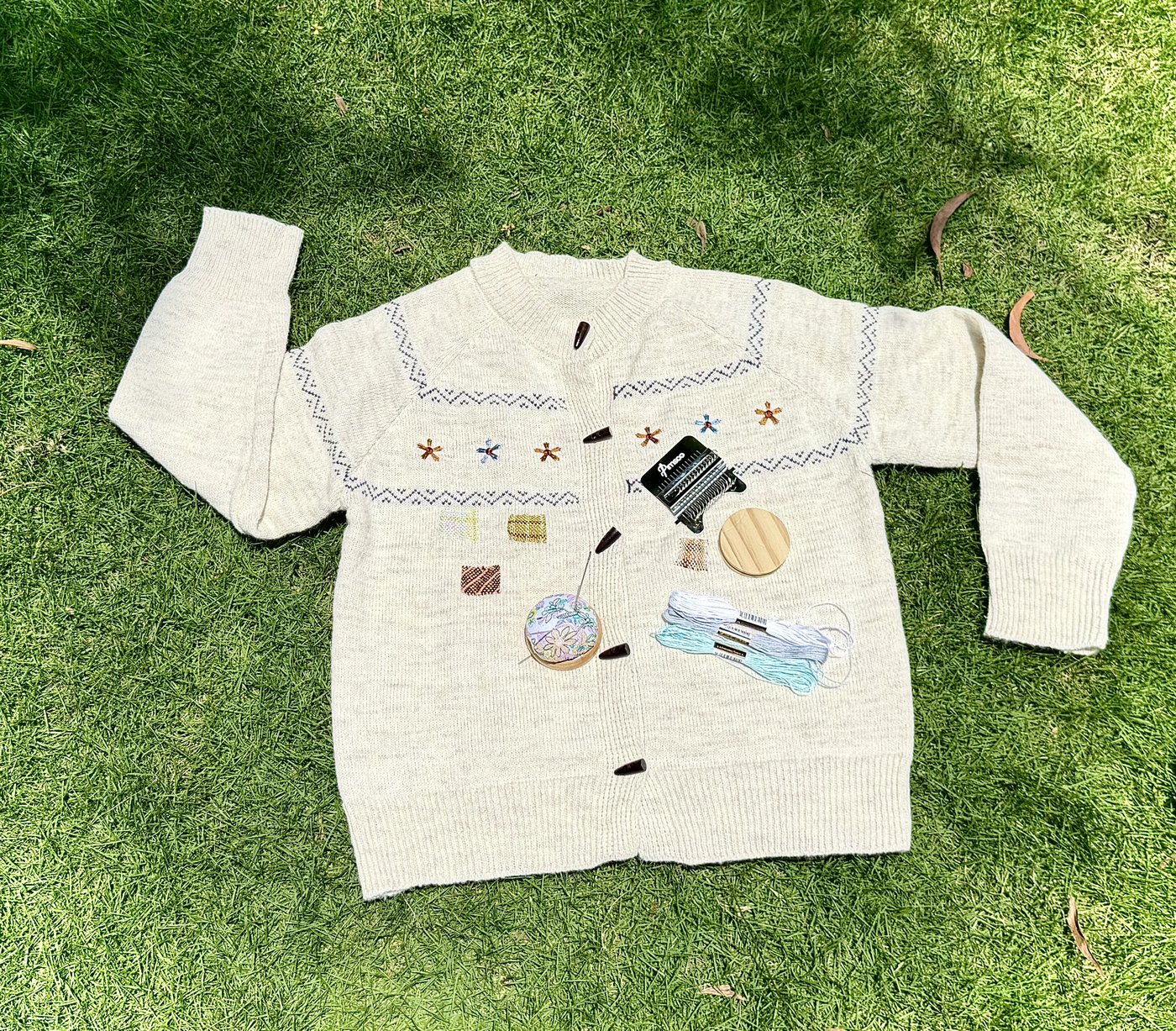 A cozy little ritual for your favorite old clothes.
